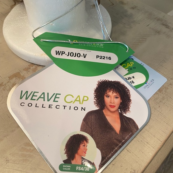 Weave Cap Collection Unit By Vivica Fox w/Spiral Curl and Shoulder Length Style - Picture 6 of 16